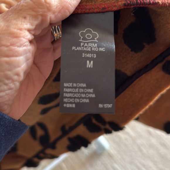 Farm Rio mixed leopards fleece coat - Picture 13 of 16